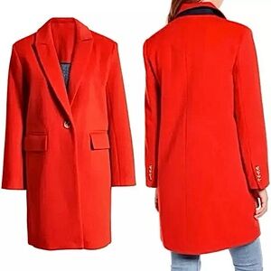 Court & Rowe Women's Bramley Lapel Wool-Blend Coat - L
